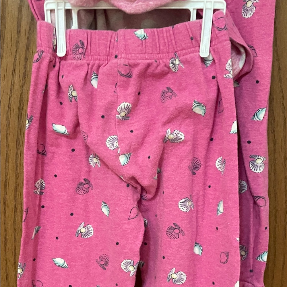 DISNEY UGC Girls Sz 10 Ariel Little Mermaid Pink Pajama Set - Picture 10 of 11